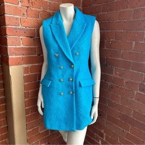 Zara Textured Vest Dress